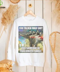 Official you talking mad shit for someone in thagomizer range shirt