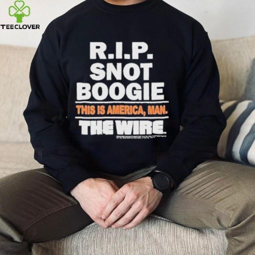 Official ziggy Sobotka Rip Snot Boogie This Is America Man The Wire Shirt