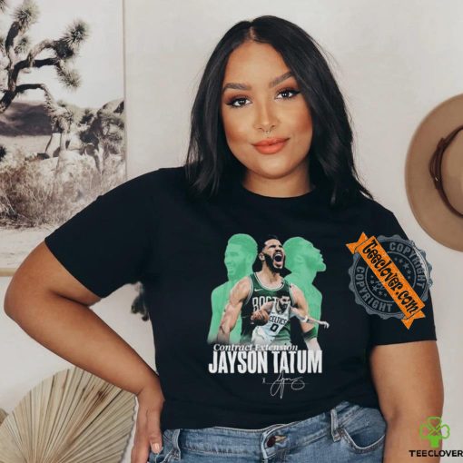 OfficialNBA Boston Celtics Jayson Tatum Graphics Signature Design 2024 Champions Shirt