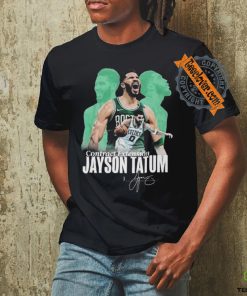 OfficialNBA Boston Celtics Jayson Tatum Graphics Signature Design 2024 Champions Shirt