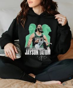OfficialNBA Boston Celtics Jayson Tatum Graphics Signature Design 2024 Champions Shirt