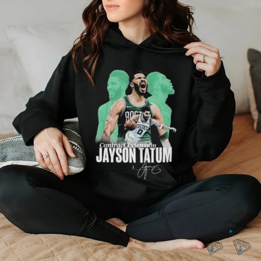 OfficialNBA Boston Celtics Jayson Tatum Graphics Signature Design 2024 Champions Shirt