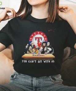 Texas Rangers Horror Movie Characters You Cant Sit With Us Shirt