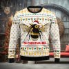 Gym Christmas Woolen Sweater Welcome to the North Swole Ugly Christmas Sweater Unisex 3D Sweater Christmas Gift