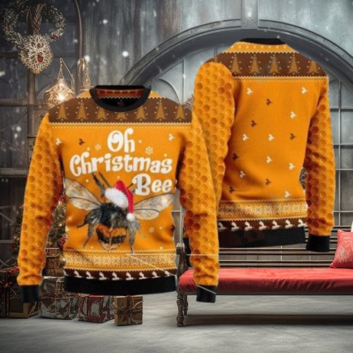 Oh Bee Ugly Christmas Sweater 3D Gift For Men And Women