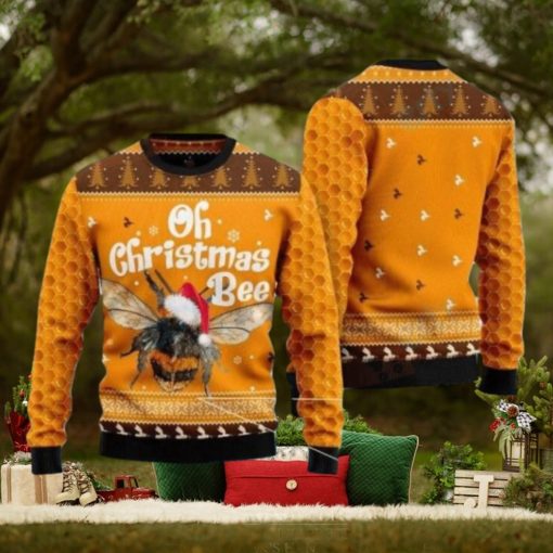 Oh Bee Ugly Christmas Sweater 3D Gift For Men And Women