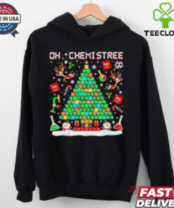 Oh Chemistree ho ho ho Christmas tree shirt 1 Oh Chemistree ho ho ho Christmas tree shirt