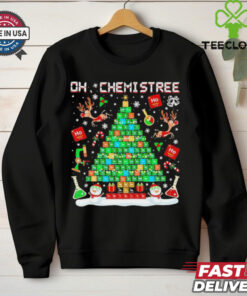 Oh Chemistree ho ho ho Christmas tree shirt 3 Oh Chemistree ho ho ho Christmas tree shirt
