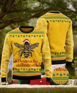 Oh Christmas Bee All Over Printed 3D Ugly Christmas Sweater Christmas Gift For Men And Women