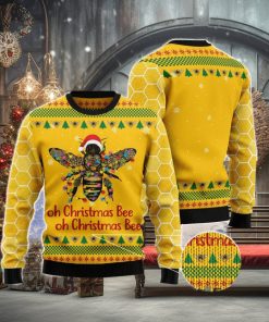 Oh Christmas Bee All Over Printed 3D Ugly Christmas Sweater Christmas Gift For Men And Women