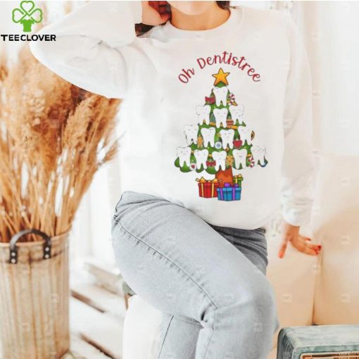 Oh Dentistree Tooth Tree Christmas Light 2022 hoodie, sweater, longsleeve, shirt v-neck, t-shirt