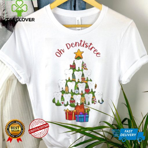 Oh Dentistree Tooth Tree Christmas Light 2022 hoodie, sweater, longsleeve, shirt v-neck, t-shirt