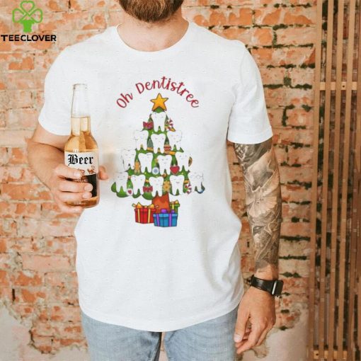 Oh Dentistree Tooth Tree Christmas Light 2022 hoodie, sweater, longsleeve, shirt v-neck, t-shirt