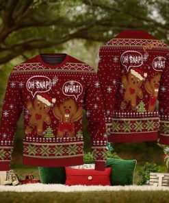 Oh Snap 2023 Funny Womens Christmas Sweater