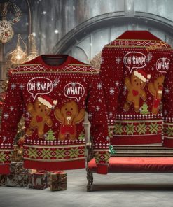 Oh Snap 2023 Funny Womens Christmas Sweater