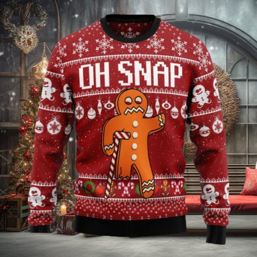 Oh Snap Ugly Christmas Sweater Thankgiving Gift Men Women