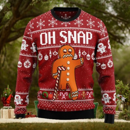 Oh Snap Ugly Christmas Sweater Thankgiving Gift Men Women