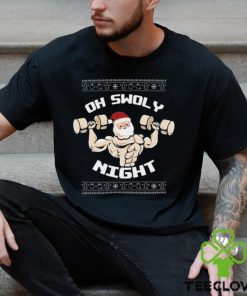 Oh Swoly Night Ugly Christmas Gym Shirt