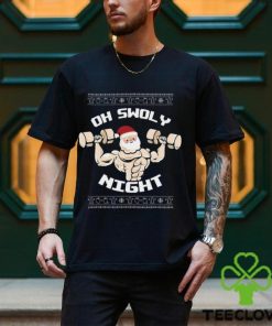Oh Swoly Night Ugly Christmas Gym Shirt