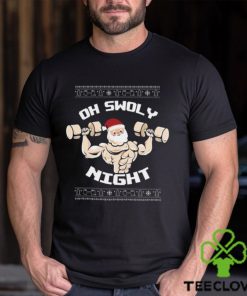 Oh Swoly Night Ugly Christmas Gym Shirt