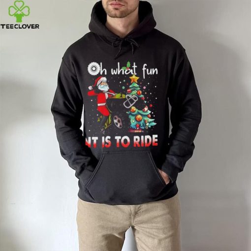 Oh What Fun It Is To Ride Christmas ATV Bike 4 Wheelers Quad Racing Christmas Tree Shirt