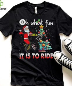 Oh What Fun It Is To Ride Christmas ATV Bike 4 Wheelers Quad Racing Christmas Tree Shirt