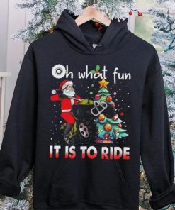 Oh What Fun It Is To Ride Christmas ATV Bike 4 Wheelers Quad Racing Christmas Tree Shirt