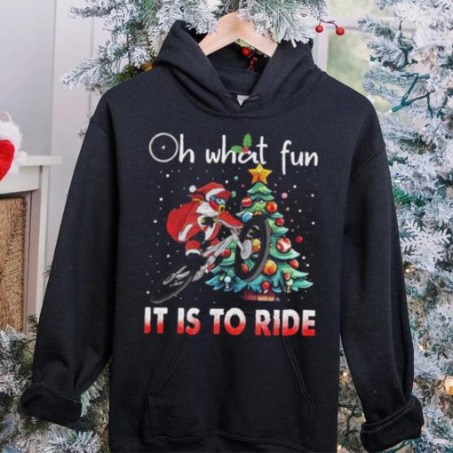 Oh What Fun It Is To Ride Christmas BMX Bike Christmas Tree Shirt