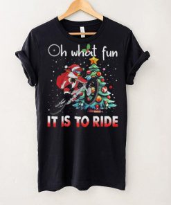 Oh What Fun It Is To Ride Christmas BMX Bike Christmas Tree Shirt