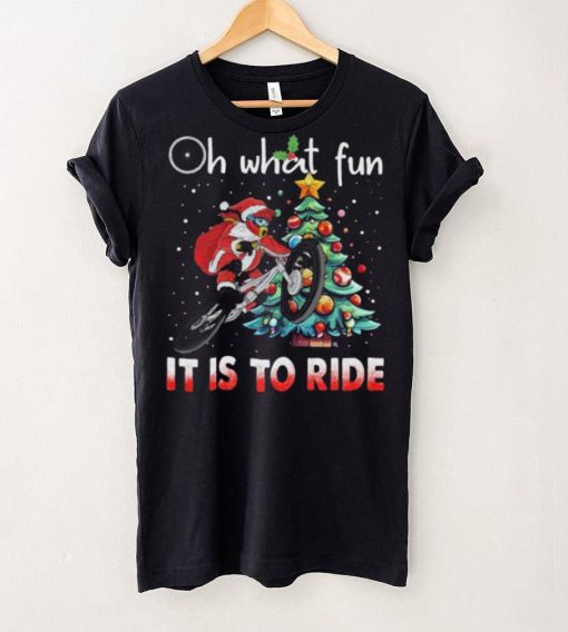 Oh What Fun It Is To Ride Christmas BMX Bike Christmas Tree Shirt