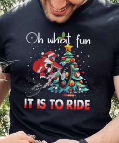 Oh What Fun It Is To Ride Christmas BMX Bike Christmas Tree Shirt