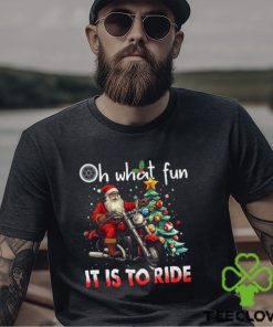 Oh What Fun It Is To Ride Christmas Biker Classic T Shirt 3 Oh What Fun It Is To Ride Christmas Biker Classic T Shirt