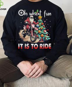 Oh What Fun It Is To Ride Christmas Dirt Bike Motocross Christmas Tree Shirt