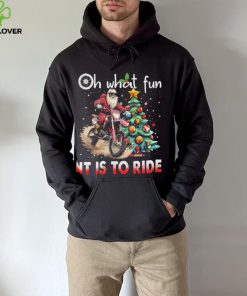 Oh What Fun It Is To Ride Christmas Dirt Bike Motocross Christmas Tree Shirt