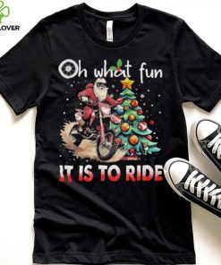 Oh What Fun It Is To Ride Christmas Dirt Bike Motocross Christmas Tree Shirt