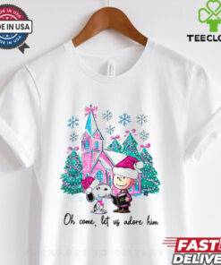 Oh come, let us adore him christmas shirt 2 Oh come, let us adore him christmas shirt