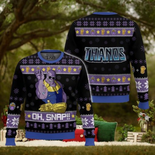 Oh,Snap Salt Thanos Ugly Sweater