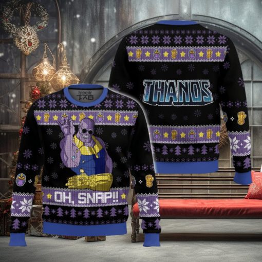 Oh,Snap Salt Thanos Ugly Sweater