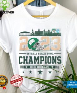 Ohio Bobcats 2023 Myrtle Beach Bowl Champions Helmet hoodie, sweater, longsleeve, shirt v-neck, t-shirt