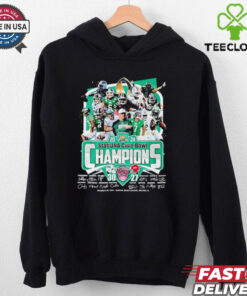 Ohio Bobcats 2024 StaffDNA Cure Bowl Champions signatures shirt