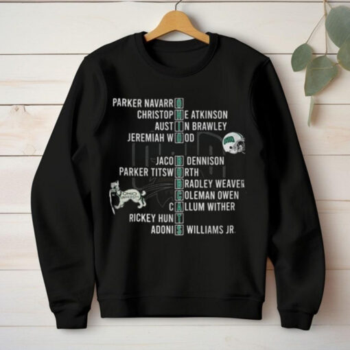 Ohio Bobcats Celebrating Staff DNA Cure Bowl 2024 Champions Hoodie T Shirt