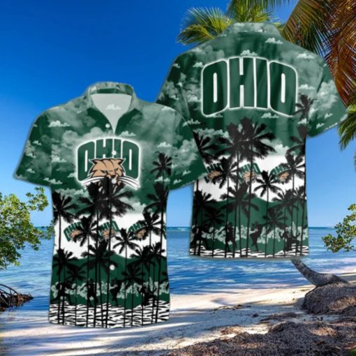 Ohio Bobcats Palms Tree Hawaiian Shirt