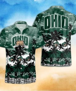 Ohio Bobcats Palms Tree Hawaiian Shirt