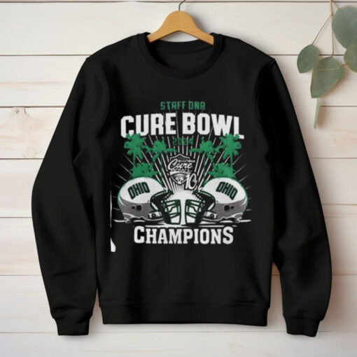 Ohio Bobcats Staff DNA Cure Bowl 2024 Champions Hoodie T Shirt