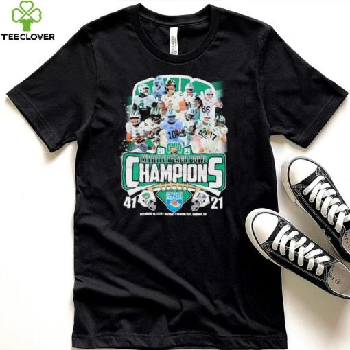 Ohio Bobcats Team 2023 Myrtle Beach Bowl Champions Final Score Shirt