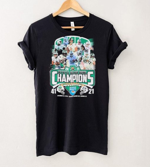 Ohio Bobcats Team 2023 Myrtle Beach Bowl Champions Final Score Shirt