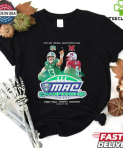Ohio Bobcats vs Miami RedHawks 2024 MAC Football Championship Game Ford Field Hoodie T Shirt