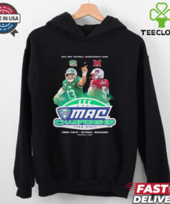 Ohio Bobcats vs Miami RedHawks 2024 MAC Football Championship Game Ford Field Hoodie T Shirt