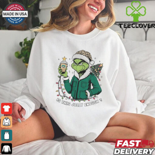 Ohio Bobcats x Santa Grinch Is This Jolly Enough Merry Christmas Shirt