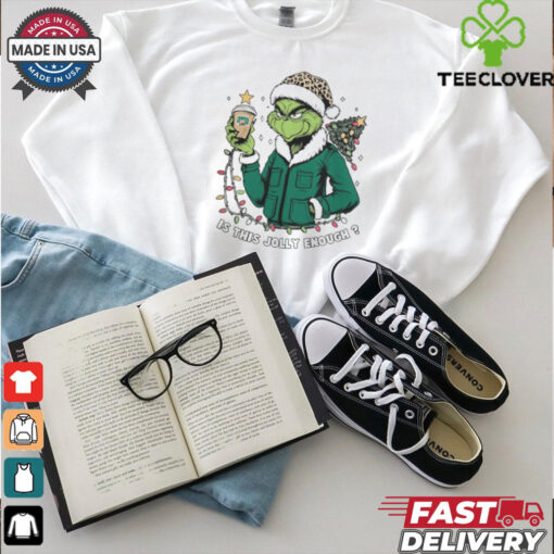 Ohio Bobcats x Santa Grinch Is This Jolly Enough Merry Christmas Shirt